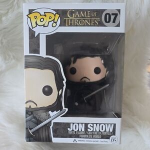 Funko Pop! Game of Thrones Jon Snow Figure - Black